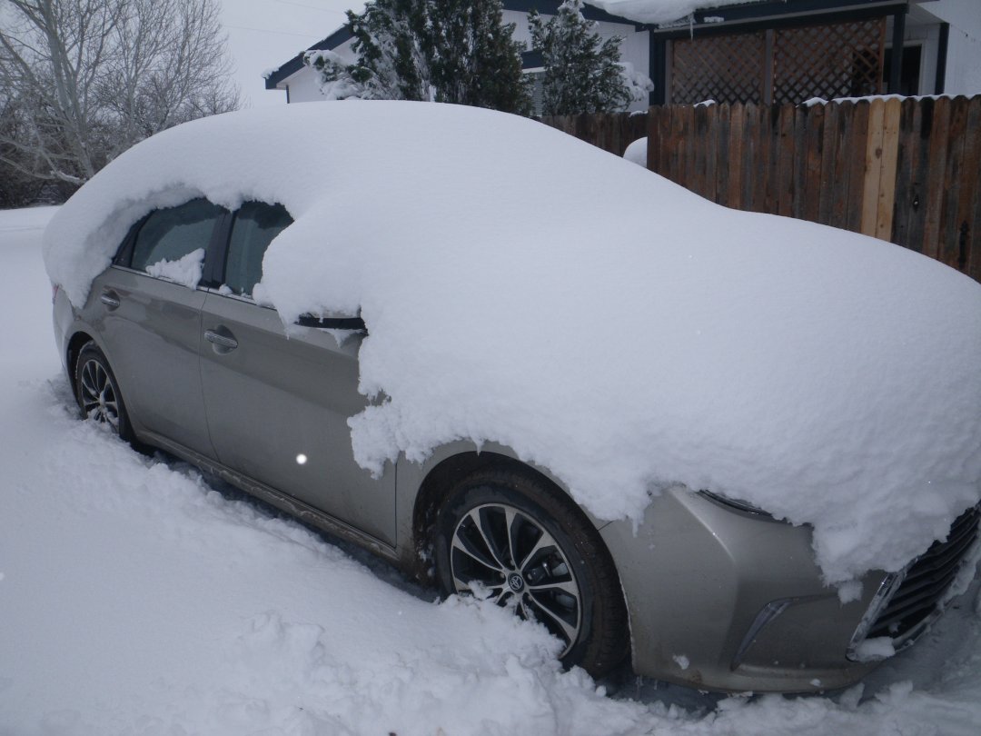 Snow on car  2.20.19.JPG